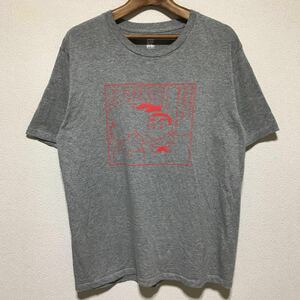 [即決古着]graniph(グラニフ)×クレヨンしんちゃん/コラボレーションTシャツ(わたあめ)/ヘザーグレー/ユニセックス/Lサイズ