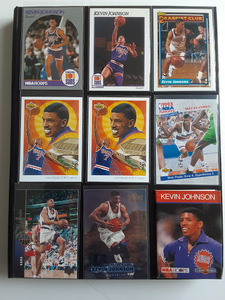 NBA KEVIN JOHNSON HOOPS , 92-93 UPPER DECK , Topps , Skybox 8枚+１CollectABook 