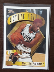 NBA Dennis Rodman Topps -Active Leader 1 лист