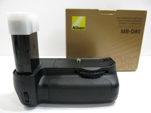 【 美品 】Nikon MB-D80 マルチパワーバッテリーパック ニコン [KP412]