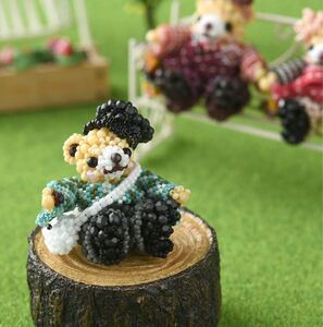 ビーズマニア ビーズキット テディベア 書生さん 新品
