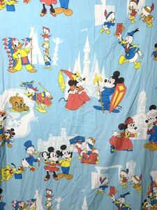 # Vintage Disney Disney Land Old Mickey Flat модель спальное место простыня смешанные товары большой размер ткань переделка ткань #