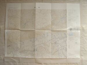 【地図】 島ヶ原 1：25,000 昭和57年発行/ 京都 滋賀 三重 関西本線 近鉄伊賀線 南山越村 高倉神社のシブナシガヤ 関西 国土地理院