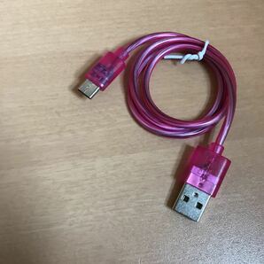 3.0A type-c充電転送ケーブル　カラーセレクション　ピンク
