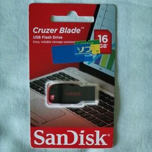 未使用品 SanDisk フラッシュメモリ 16G