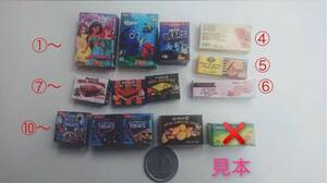海外のお菓子ミニチュア
