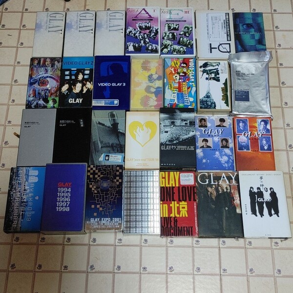 GLAY ビデオ23作品 書籍4作品 初回限定特典キットB セット