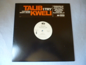Talib Kweli ft. Mary J. Blige / I Try 試聴可　オリジナル盤 US12 メロディアス HIPHOP Kanye Westサウンド