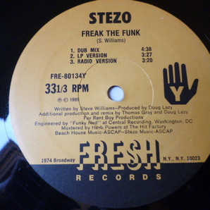 Stezo / Freak The Funk 試聴可 12 KOOL & THE GANG / JUNGLE BOOGIEネタのファンキーダンサブルHIPHOP CLASSICの画像4