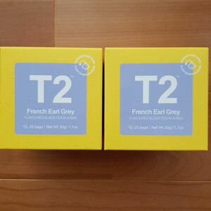 【新品 2箱 50包】 T2紅茶 ティーツー T2 tea フレンチアールグレイ アールグレー マリアージュフレール フォション