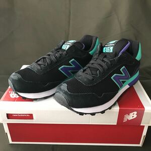 NewBalance New balance *WL515AAB* black base × mint green × purple *51/2*22.5cm