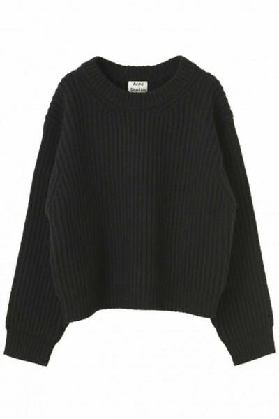 Acne Studios アクネ ストゥディオス セーター ニット Boxy Crewneck Sweater ネイビー 紺 XS オーバーサイズ