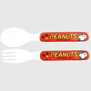 PEANUTS スヌーピー スプーン & フォーク レッド SNOOPY メラミン樹脂