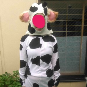 コスプレ ハロウィーン 牛の着ぐるみ