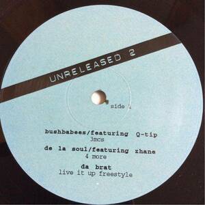 VA / UNRELEASED 2 / 12inch レコード / BUSH BABEES / 3mcs / DE LA SOUL / 4 more / dog pound / I’ll do it / HIP HOP / RAP /