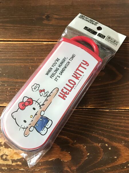 新品 未使用 キティ スライド式ケース ランチ トリオセット お弁当 サンリオ