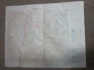 古地図　信濃富士見　2万5千分の1地形図◆昭和56年◆長野県、山梨県、富士見町