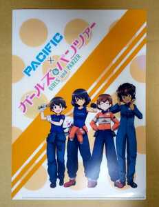 PACIFIC × ガールズ＆パンツァー クリアファイル レオポンさんチーム ガルパン