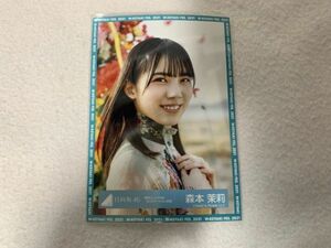 日向坂46 「期別ユニット曲」MVロケーション衣装 生写真 森本茉莉 ヨリ
