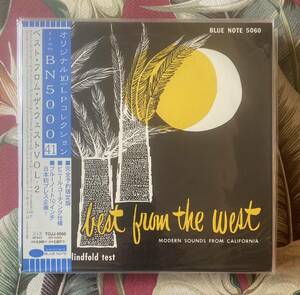 帯付 10インチ 日本初プレス企画 Various Best From The West Vol. 2 Modern Sounds From California Blue Note TOJJ-5060
