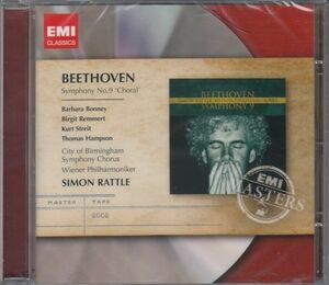 [CD/Emi]ベートーヴェン:交響曲第9番ニ短調Op.125/B.ボニー(s)&B.レンメルト(a)他&S.ラトル&ウィーン・フィルハーモニー管弦楽団 2002.5