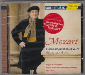 [CD/Hanssler]モーツァルト:交響曲第19,34&36番/R.ノリントン&シュトゥットガルト放送交響楽団 2006.9
