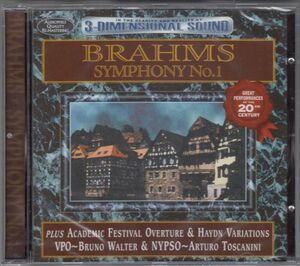 [CD/AVid]ブラームス:交響曲第1番他/B.ワルター&ウィーン・フィルハーモニー管弦楽団他
