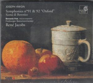 [CD/Hm]ハイドン:交響曲第91&92番他/R.ヤーコプス&フライブルク・バロック管弦楽団