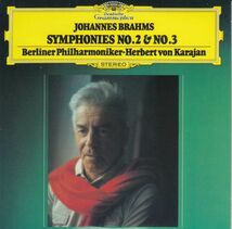 [CD/Dg]ブラームス:交響曲第2番ニ長調Op.73&交響曲第3番ヘ長調Op.90/H.v.カラヤン&ベルリン・フィルハーモニー管弦楽団 1978_画像1