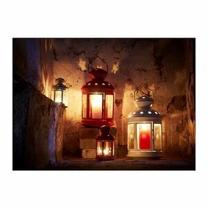  new goods *IKEA* tea light for lantern, interior / outdoors for white 21 cm