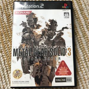 PS2 メタルギアソリッド3 ジャンク