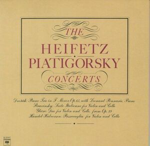 [CD/Columbia]ドヴォルザーク:ピアノ三重奏曲第3番ヘ短調Op.65他/L.ペナリオ(p)&J.ハイフェッツ(vn)&G.ピアティゴルスキー(vc) 1963.11.11