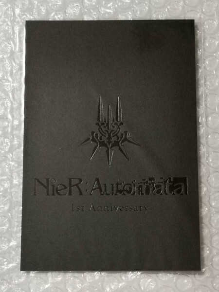ニーアオートマタ スクエニカフェ限定 ポストカード グッズ購入特典 NieR Automata 1st Anniversary コラボ 非売品 未使用