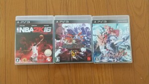 ps3ソフト 3本セット