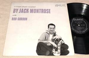 限定大幅値下●美再生！Mono深溝オリジJack Montrose / With Bob Gordon●西海岸傑作Shelly Manne,Red Mitchell