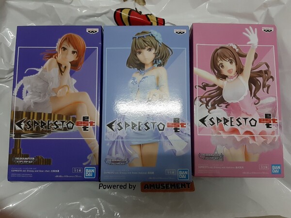 アイドルマスターシンデレラガールズ 高垣楓 北条加蓮 島村卯月 フィギュアセット 新品未使用