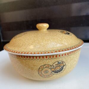 名陶硬質陶器 名古屋製陶所 蓋付き陶器