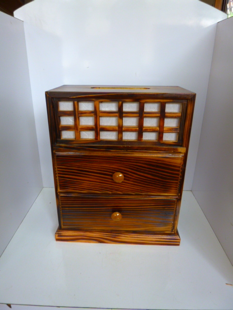 ●Small chest of drawers & accessories handmade by woodworkers ●Disinfected product H4968, furniture, Japan, chest of drawers