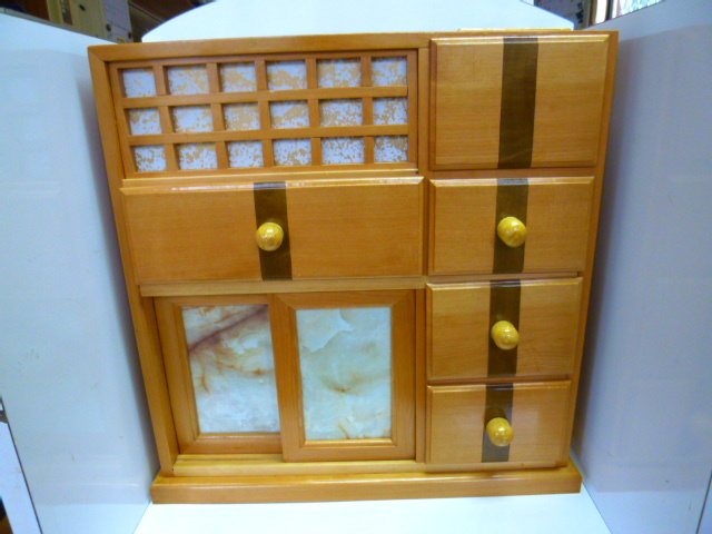 ●木工手工制作的小抽屉柜及配件●消毒产品H5003, 家具, 日本, 抽屉柜