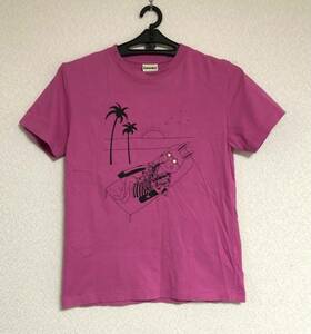 送料無料！Laundry（ランドリー）『バカンスウサギ』デザインTシャツ☆103-42018☆Sサイズ☆カラー：ショッキングピンク（D140522）