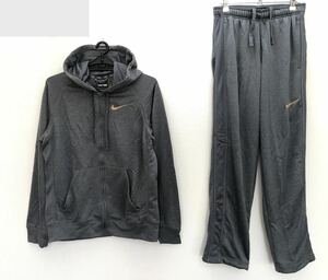 NIKE（ナイキ）スウッシュ DRI-FIT KO ラグランスリーブフーディー & ロングパンツ ☆524652-063/524653-063☆Sサイズ（G170327）