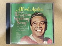 ★00即決CD ALFRED APAKA sings hawaiian wedding song プラケース現状での発送になります。_画像1