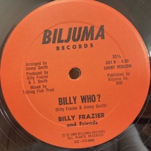★即決 Billy Frazier / Billy Who 22287 Disco Boogie THEO PARRISH US オリジナル Sterling刻印 Dj Harvey_画像2
