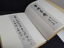  ● 高華山書展集 楷行/草/ 隸/小篆/ 石鼓文 /金文 /甲骨文 善書 書道 作品 中古 古本 ③_画像4