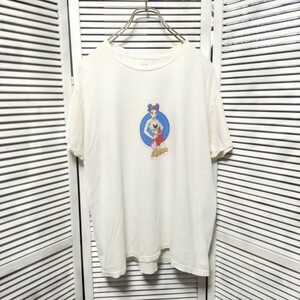 BC499chl【FRUIT OF THE LOOM】90sコットン 白 HOOK-UPS スケーター Tシャツ