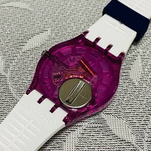 SWATCH スウォッチ FUNNY LINES GP153 スイス製 レディース腕時計 マルチカラー クォーツ 34mm 未使用・長期保管品の画像2