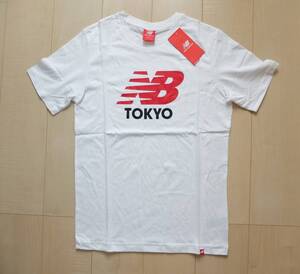 新品! ニューバランス New Balance 白Tシャツ メンズ ロゴT M