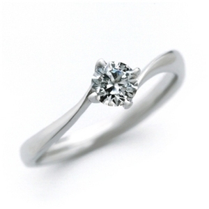 婚約指輪 エンゲージリング ダイヤモンド 0.5カラット プラチナ 鑑定書付 0.51ct Eカラー VS1クラス 3EXカット GIA 22385-1909 HKER*0.5
