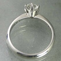 婚約指輪 エンゲージリング ダイヤモンド 0.4カラット プラチナ 鑑定書付 0.45ct Dカラー VVS2クラス 3EXカット GIA 22258-GE1 HKER*0.4_画像2