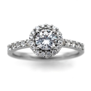婚約指輪 エンゲージリング ダイヤモンド 0.3カラット プラチナ 鑑定書付 0.32ct Gカラー SI2クラス 3EXカット GIA 22053-2532 HKER*0.3
